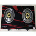 Cooktop Double Burner Glass Gas Stove